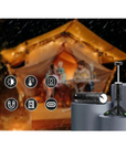 LumosGlow | Compact Rechargeable LED Camping Lantern with Magnetic Tripod 4