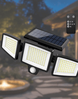 LumosGuard | Ultra-Bright Solar Motion Sensor Security Light for Outdoors 0
