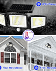 LumosGuard | Ultra-Bright Solar Motion Sensor Security Light for Outdoors 4