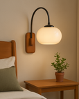 Lumoza | Modern Bauhaus-style Swivel Wall Lamp in Khaki 0