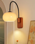 Lumoza | Modern Bauhaus-style Swivel Wall Lamp in Khaki 2