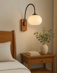 Lumoza | Modern Bauhaus-style Swivel Wall Lamp in Khaki 3