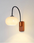 Lumoza | Modern Bauhaus-style Swivel Wall Lamp in Khaki 4