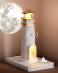 LunaBeam | Moon Lamp Lighthouse Night Light for Bedroom Decoration 0