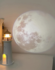 LunaBeam | Moon Lamp Lighthouse Night Light for Bedroom Decoration 4