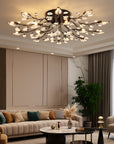 Lunaria | Elegant Crystal Luxury Ceiling Lamp 4
