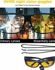 LunarisGlow | Anti Glare Night Driving Glasses with UV400 Protection 4