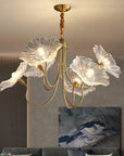 Lunaro | Elegant Lotus Leaf Chandelier 1