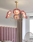 Lunaro | Elegant Lotus Leaf Chandelier 2