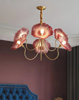 Lunaro | Elegant Lotus Leaf Chandelier 4