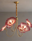 Lunaro | Elegant Lotus Leaf Chandelier 6