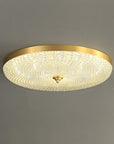 LustraStone | Elegant Brass Acrylic Flush Ceiling Light Fixture 4