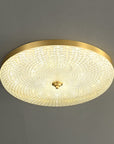 LustraStone | Elegant Brass Acrylic Flush Ceiling Light Fixture 5
