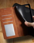 LuxArmor | Magnetic Leather Wallet Case for Smartphones 3