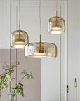 LuxeGlow - Retro Amber Pendant Light 2