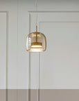 LuxeGlow - Retro Amber Pendant Light 7