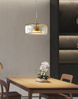 LuxeGlow - Retro Amber Pendant Light 8