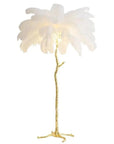 LuxeOstral - Nordic Ostrich Feather Floor Light 0