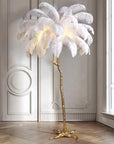 LuxeOstral - Nordic Ostrich Feather Floor Light 2