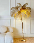 LuxeOstral - Nordic Ostrich Feather Floor Light 3