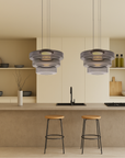 Luxelle | Danish Inspired Glass Bauhaus Pendant Lamp 8