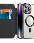 LuxiCase | Sleek Elegant Magnetic Leather Flip Phone Case for iPhone 11-14 1