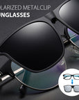 LuxiClip | Stylish Lightweight Polarized Prescription Sunglasses 1