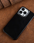 LuxuraLeather | Elegant Premium Oil Wax iPhone Case with Shock Absorption 2