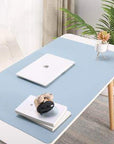 LuxuraPad | Elegant Durable PU Leather Desk Mat for Workspace Protection 0