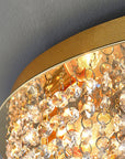 Luxury Flush Mount Ceiling Light Fixture with Crystal and Stainless Steel Design for Modern and Classic Interiors 5