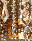Luxury Flush Mount Ceiling Light Fixture with Crystal and Stainless Steel Design for Modern and Classic Interiors 6