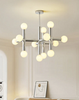 Lysiq | Artistic Metal Bauhaus Chandelier for Aesthetic Interiors 3