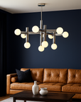 Lysiq | Artistic Metal Bauhaus Chandelier for Aesthetic Interiors 6