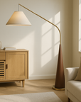 Lytor | Vintage Classic Wooden Arc Lamp 0