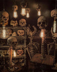 MacabreGlow | Eerie LED Skull Spine Table Lamp 4