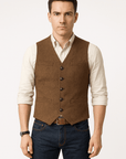 Madison | Sleek Tailored Sleeveless Blazer Vest 6