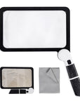 MagniView | LED Full-Page Magnifier with Bright 5X Zoom for Reading and Fine Detail Tasks 2