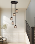 Marbleux | Modern Crystal Stair Chandelier 0