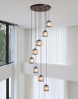 Marbleux | Modern Crystal Stair Chandelier 1