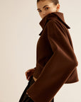 Mariam | Plain Turtleneck Tweed Top 4