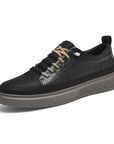 Mason | Chic Comfortable Mens White Leather Sneakers 2