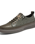 Mason | Chic Comfortable Mens White Leather Sneakers 5