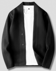 Mason | Stylish Black Cardigan Sweater for Men 1