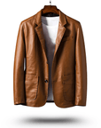 Mason | Stylish Black Faux Leather Jacket for Men 3
