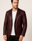 Mason | Stylish Black Faux Leather Jacket for Men 4