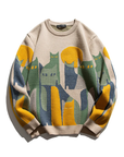 Maya | Cozy Whimsical Cat Women's Sweater 0