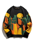 Maya | Cozy Whimsical Cat Women's Sweater 1