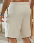 Rico | Pantaloncini con vita a coulisse in beige classico per comfort casual