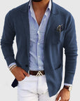 Men's Casual Polyester Blazer 1