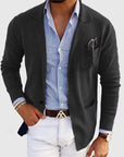 Men's Casual Polyester Blazer 9